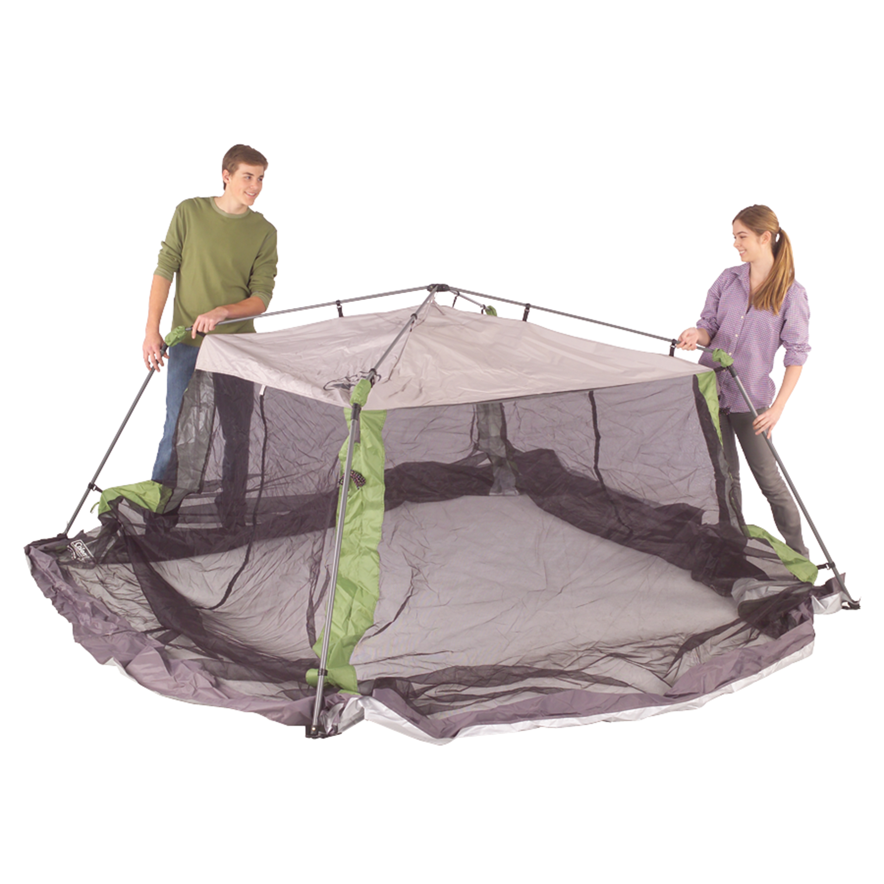 Coleman 10'x10' Slant Leg Instant Canopy Screen House (100 Sq. ft Coverage) - image 3 of 6
