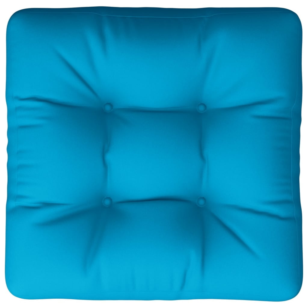vidaXL Pallet Cushion Blue Polyester 7.8"x7.8"x1.9