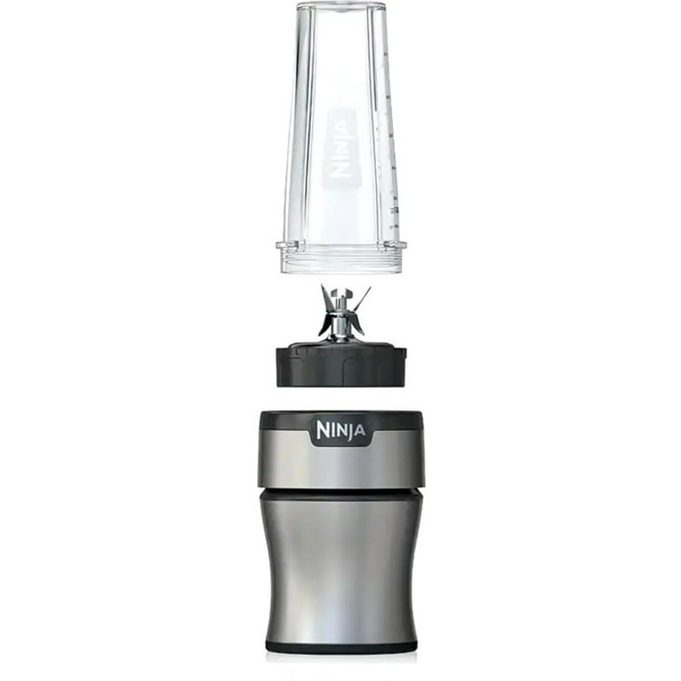 NINJA Nutri Blender Plus 20 oz. Single Speed Silver Countertop