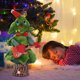 thumbnail image 5 of SunyaMood - Artículos navideños, árbol de Navidad con 8 canciones de 15 pulgadas, el mejor regalo para niños (guitarra), 5 of 7