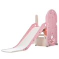 thumbnail image 3 of CIPACHO Toddler Climber and Slide Set 4 in 1, Kids Playground with Basketball Hoop, Climbing Ramp for Age 1-5, Pink, 3 of 11