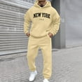 thumbnail image 2 of Dovford Men's Tracksuit 2 Pieces Set Long Sleeve Hoodie Sweatsuit Pullover Athletic Jogging Suits Casual Outfit with Pockets, 2 of 7