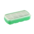 thumbnail image 1 of Ice-cube Tray Flexible Non-stick Summer Solid Color Bar Fridge Replacement 8 Grid Home Kitchen Ice-cream Mold Accessories Green, 1 of 9