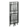 thumbnail image 4 of Convenience Concepts Xtra Storage 3 Tier Folding Metal Shelf with Scroll Design, Black, 4 of 9