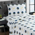 thumbnail image 3 of NBA Officially Licensed Golden State Warriors Microfiber Bed Sheet Set - Full, 3 of 5