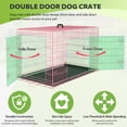 thumbnail image 3 of BestPet Folding Dog Crate with Divider and Tray, 42"L, 3 of 7