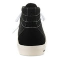 thumbnail image 2 of SUN STONE Mens Black Cushioned Jett Round Toe Lace-Up Sneakers Shoes 9.5 M, 2 of 3