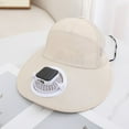 thumbnail image 4 of July 50%off, Solar Fan Hat Outdoor Fast-drying Lightweight Rechargeable Strong Wind Cool Sun Hat Sports, 4 of 6