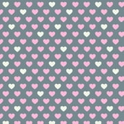 Emma & Mila Cotton Love Collection I Heart U Fabric, per Yard