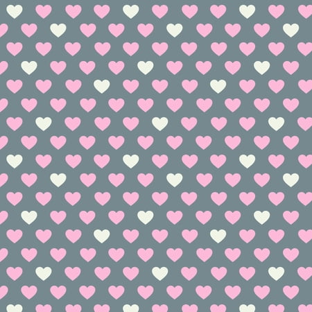 Emma & Mila Cotton Love Collection I Heart U Fabric, per Yard