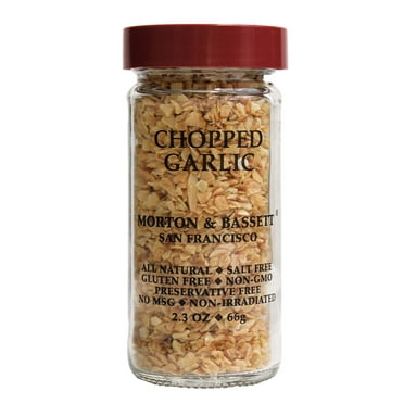 Morton & Bassett Chopped Garlic, 2.3oz - Single Herb