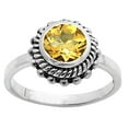thumbnail image 3 of Natural Citrine 925 Sterling Silver Ring size 7-9 Jewelry R-1245 DGR1111_C_8 R-1245, 3 of 7