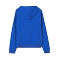 thumbnail image 7 of Edvintorg Women's Fashion Hoodies & Sweatshirts Long Sleeve Loose Casual Zip up Sweatshirt with Pocket Women's Clothing Blue L, 7 of 7