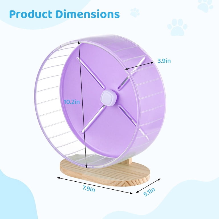 YuanYouTong Silent Hamster Rad 18cm - Leises Laufrad Für Kleintiere