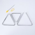 thumbnail image 4 of Music Triangle Kids 1pc Early Educational Percussion Instrument Triangle Bell Toy Kindergarten Music Instrument Teaching Tool for Boys Girls (6 Inches), 4 of 8