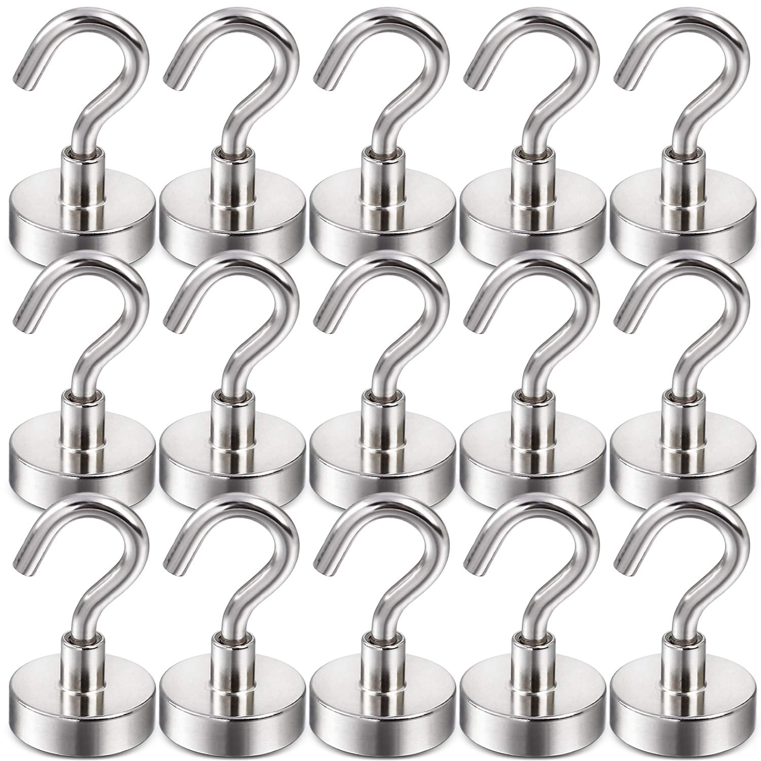 Magnetic Hooks Facilitate Hook for Home Office and Garage Kitchen Pack of 6 Workplace 