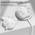 thumbnail image 2 of Soft Silicone Earphone Case 3D Gamepad Cover with Keychain for Apple Airpods 4,White, 2 of 7