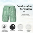 thumbnail image 5 of Fotbe Tropical Pineapple Men’s Swim Trunks Quick Dry Swim Shorts Board Shorts with Mesh Lining-3X-Large, 5 of 9