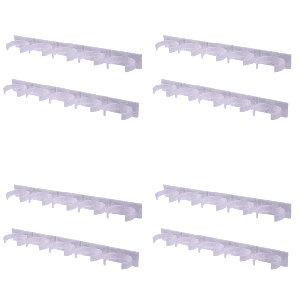 Pinzas adhesivas para cocina suministros portátiles para soporte de tarros de montaje en pared (2 uds.