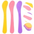 thumbnail image 4 of MasteelfCA 10 Pcs Disposable Makeup Facial Mask Sticks Spoons Cosmetic Mask Spatula for Mixing and Sampling (Random Color), 4 of 8