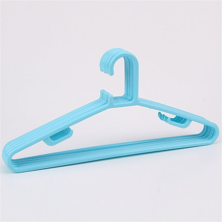 10 PCS Home Clothes Hangers Standard Plastic Plastic Thick Laundry And  Closet Use Hanger Ideal For Everyday Standard Use Green 