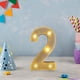 thumbnail image 5 of mfyjkho Lámpara De Marquesina Iluminada Con Letras Del Alfabeto Led Para Decoración Del Hogar, Fiesta De Cumpleaños, Boda, 16 Cm De Alto, 1 Unidad, 5 of 6