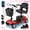 Red, variant on QEASET 4 Wheels Mobility Scooter for Seniors, Electric Folding Wheelchair Device for Travel,  Gifts for the elderly,  Blue