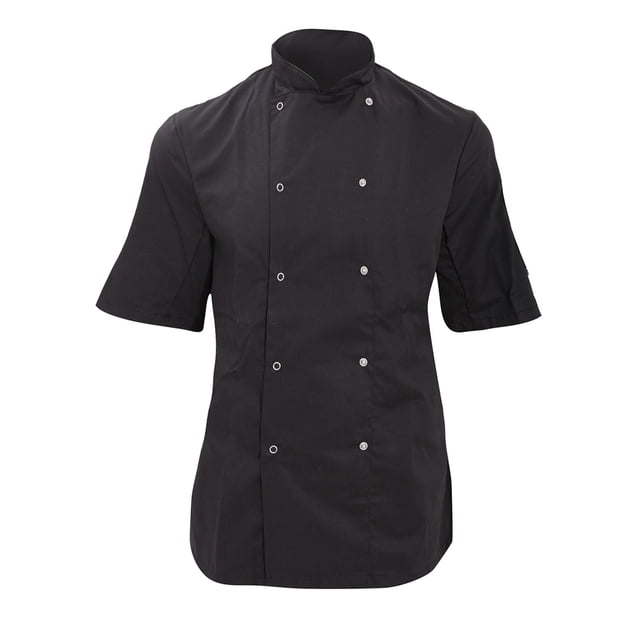 Dennys Veste de Chef à Manches Courtes Économique pour Femmes / Vêtements de Chef (Lot de 2)