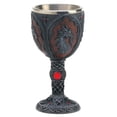 thumbnail image 1 of Chalice Zingz & Thingz Gothic Dragon en poliresina y acero inoxidable, 1 of 1