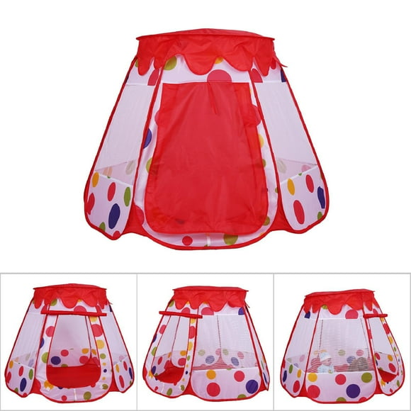 Child Play Tent Kids Outdoor Tent Childrens Indoor Tent 1PCS Portable Foldable Outdoor & Indoor Game Kids Play Tent Childs Playhouse Toy Gift #3 Red