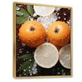 thumbnail image 2 of Designart "Fruit Tropical Coconut Painting II" Farmhouse Floater Framed Canvas Art Print, 2 of 7