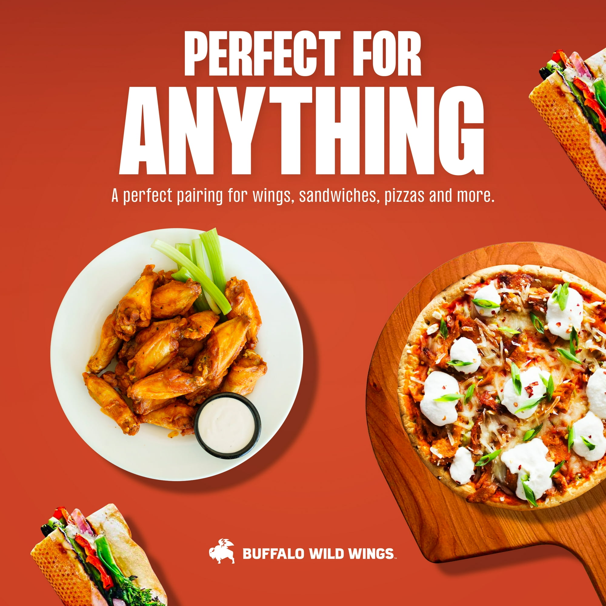 Buffalo Wild Wings Spicy Garlic Buffalo Sauce, 12 fl. oz.