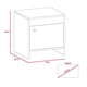 thumbnail image 4 of Buró Tutto, Wengue, con Un Cajón Amplio Ideal Para Espacios Pequeños X2, 4 of 5