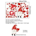 thumbnail image 3 of NookHiveValentine's Day Window Clings Decorations, Valentines Day Heart Window Decor, Gnome Stickers Decals for Glass Window Party, 3 of 7