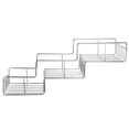 thumbnail image 1 of Estante Trapezoidal Para Colgar En La Pared Estante De Almacenamiento Estante Para El Hogar Organizador Almacenamiento Estante De Cocina Con Ganchos Y Pegatinas Que No Dejan Marcas Para Cocina Baño Vogacara HA019413-00, 1 of 7