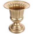 thumbnail image 1 of NUOLUX Jarrón De Metal Dorado Estilo Para De Hogar Y Oficina Con Base Anticaída, 1 of 6
