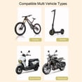 thumbnail image 4 of Cycle Phone Holder, Quick Release Shock Absorbing Weatherproof Handlebar Phone Mount  for Motorcycles and Scooters for 4.7 To 7.1 Inches, 4 of 7