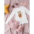 thumbnail image 3 of Happy Teddy Bear Long Sleeve Toddler -Image by Shutterstock,  5 Toddler, 3 of 4