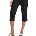 thumbnail image 3 of Karen Scott Women's Comfort Waist Capri Pants Black Size 8 Petite, 3 of 3