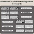 thumbnail image 4 of PBT Key Cap Fit Laptop PC Game Office Mechanical Keyboard Keycaps, 4 of 5