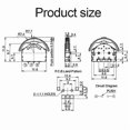 thumbnail image 2 of 40 STK rullekontakt vippekontakt stort hoved 40PCS - Reliable and Durable Electrical Components for Various Applications, 2 of 5