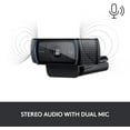 thumbnail image 3 of Logitech C920S HD Pro Webcam with Privacy Shutter bulk package Non Retail box, 3 of 9