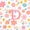 Colorful D, variant on meiyoeat Pink Floral Monogrammed K Twin Sheet Sets For Girls,Cute Cartoon Flower Bedding For Kids,3pcs
