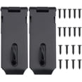 thumbnail image 1 of Paquete de 2 candados de acero inoxidable con cierre de seguridad para puerta de armario, puerta de jardín, armario de puerta, 2 piezas (negro) JFHHH pequeña, 1 of 5