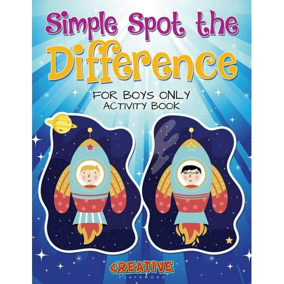 Simple Spot the Difference for Boys Only Activity Book, (Paperback)