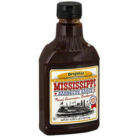 Mississippi Barbecue Sauce Original Barbecue Sauce, 18 oz (Pack of 6)