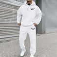 thumbnail image 1 of WILLBEST Sudaderas para Hombre, Conjunto De Sudadera con Capucha Deportiva De Manga Larga con Estampado De Letras Informal A La Moda De Otoño e Invierno para Hombre y Mujer XXXGrande, 1 of 3
