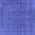 thumbnail image 1 of Ahgly Company Machine Washable Indoor Square Oriental Blue Industrial Area Rugs, 6' Square, 1 of 4