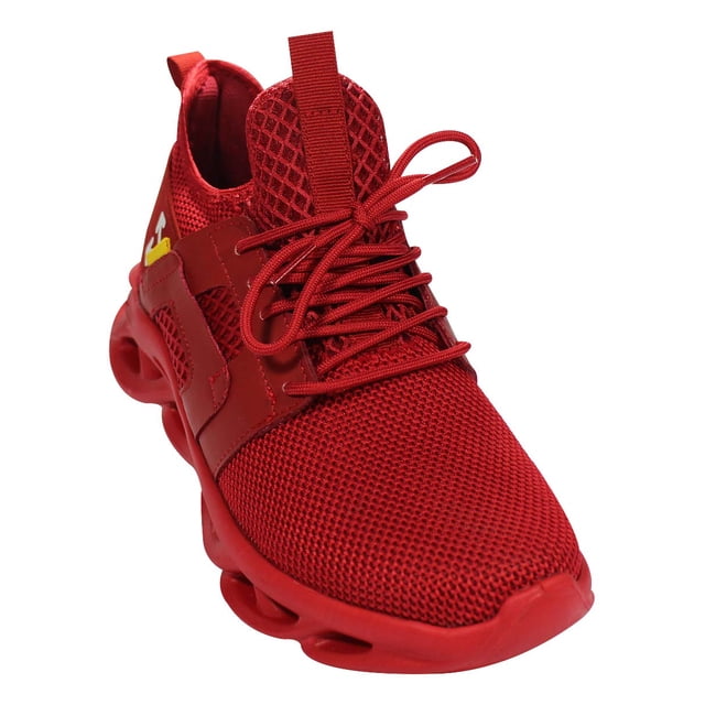 TENIS CASUALES LEON HOMBRE ROJO MALLA 1056 LEON 1056P