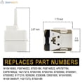 thumbnail image 3 of Relé de arranque y condensador del compresor del refrigerador W10613606, 3 of 7